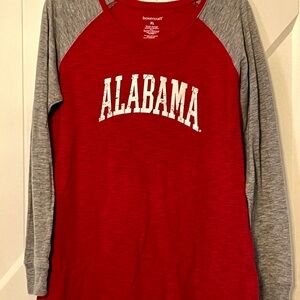Boxercraft Crimson and Gray Alabama Long Sleeve Tee